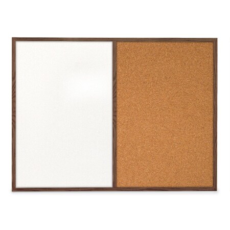 United Visual Products Slim Style Indoor Enclosed Corkboard, 48 UVRDS48SBH-GOLD-ULTMAR